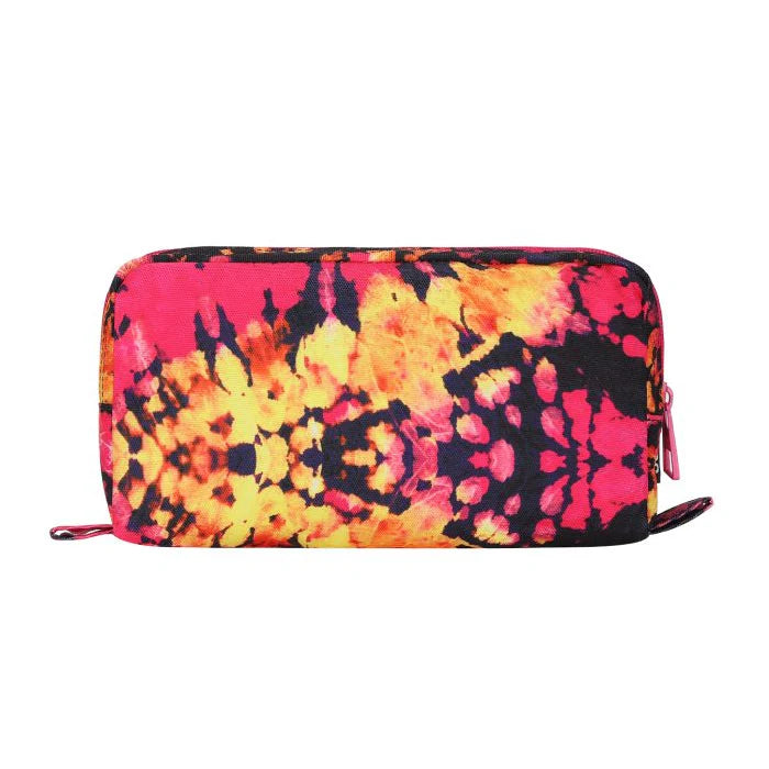 Fuchsia/Yellow Tie Dye Pencil Case