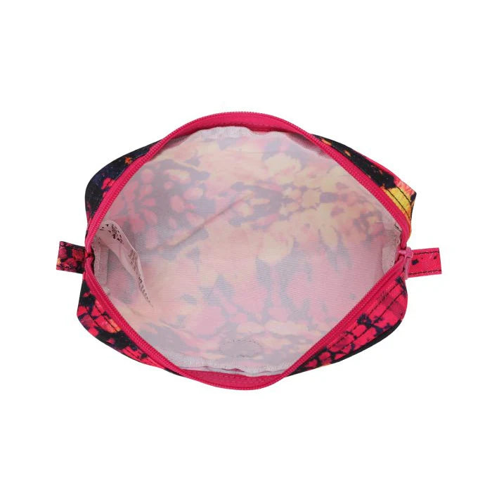 Fuchsia/Yellow Tie Dye Pencil Case