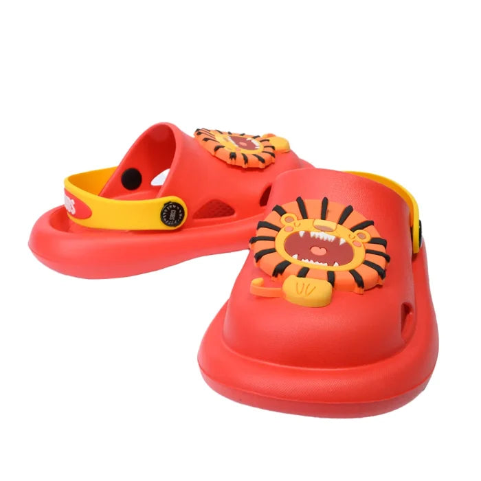 Kids Clog Roaring Lion