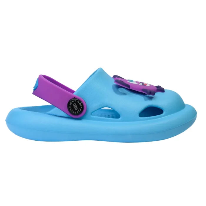 Kids Clog Turquoise Monsters