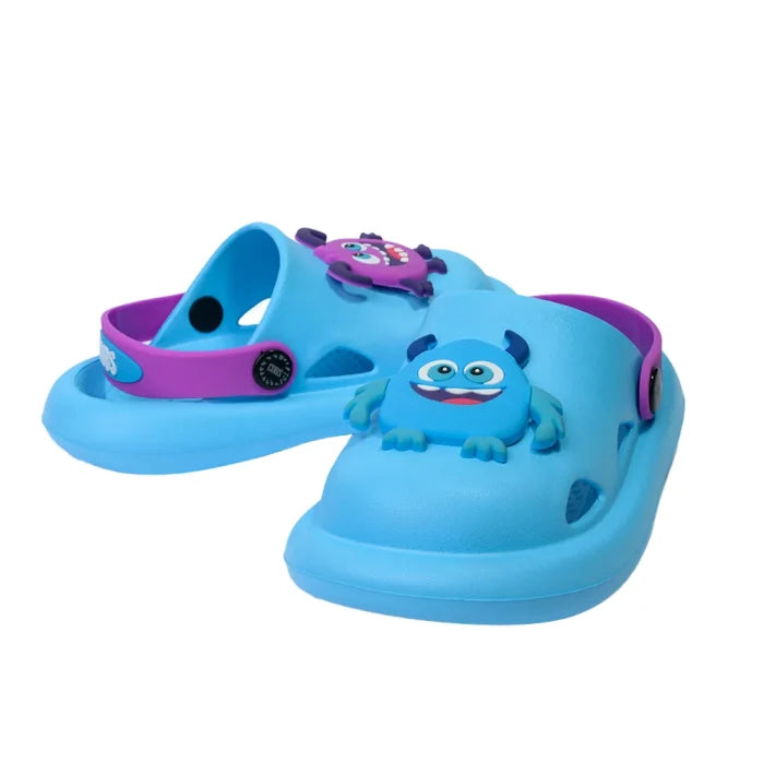 Kids Clog Turquoise Monsters