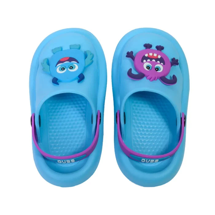 Kids Clog Turquoise Monsters