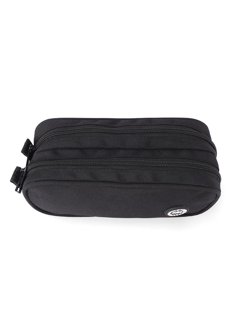 Black Double Zipper Pincel case 2L