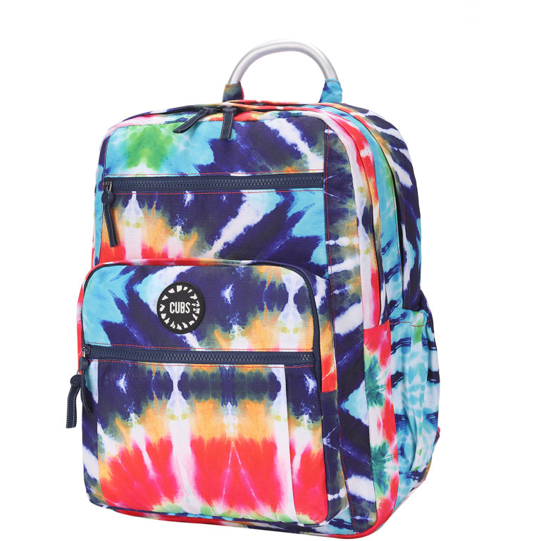 Senior Student 24Inch Backpack – Bright Red Tie Dye