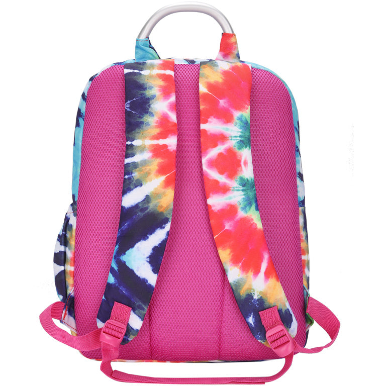 Senior Student 24Inch Backpack – Bright Red Tie Dye