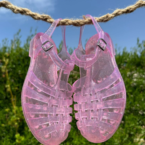 Jellies Jelly Flat Sandal For Girls Pink