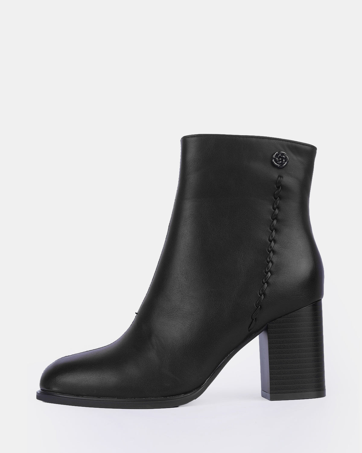 Women's Stitched Block Heel Ankle Boots