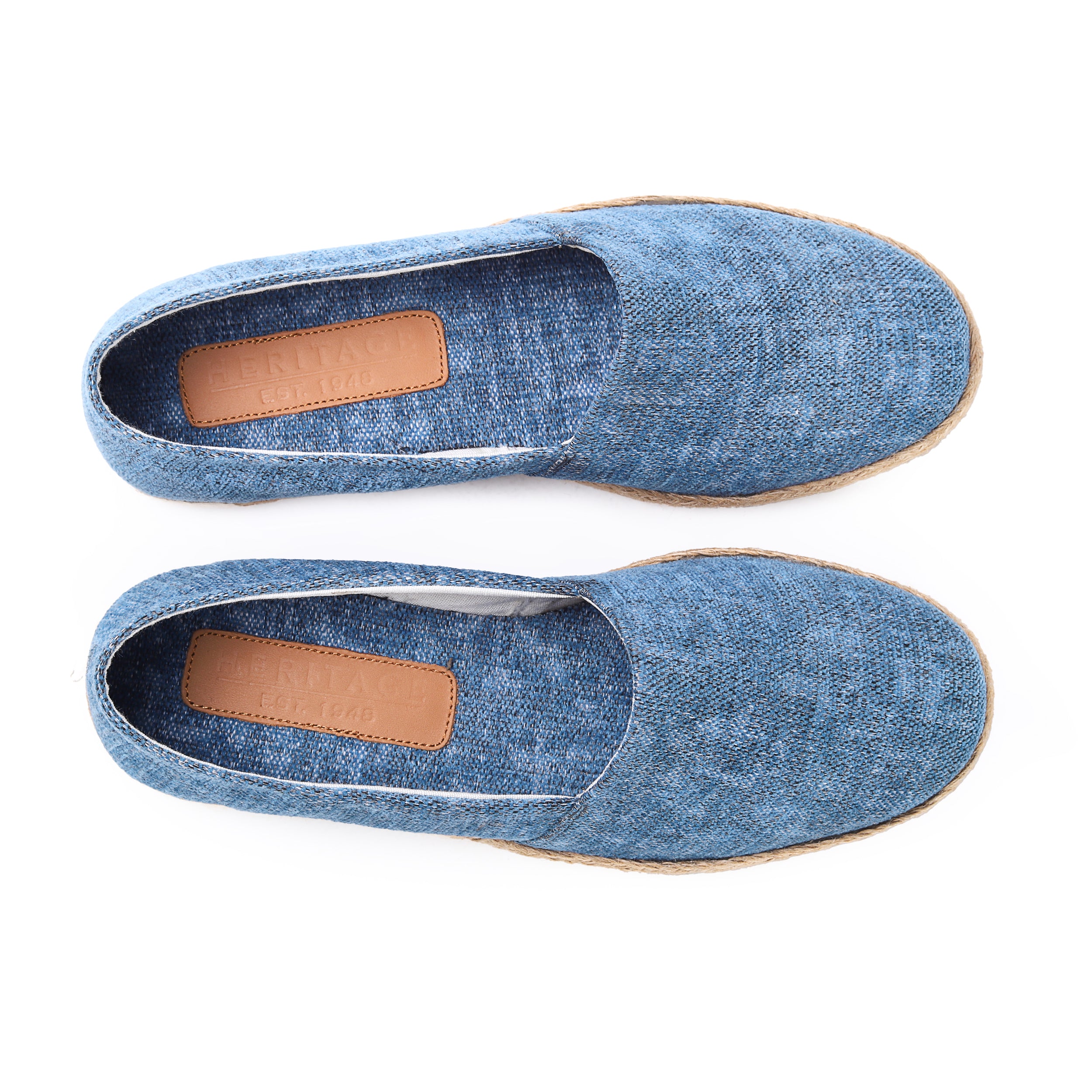 Heritage Raffia Espadrilles For Men Jeans