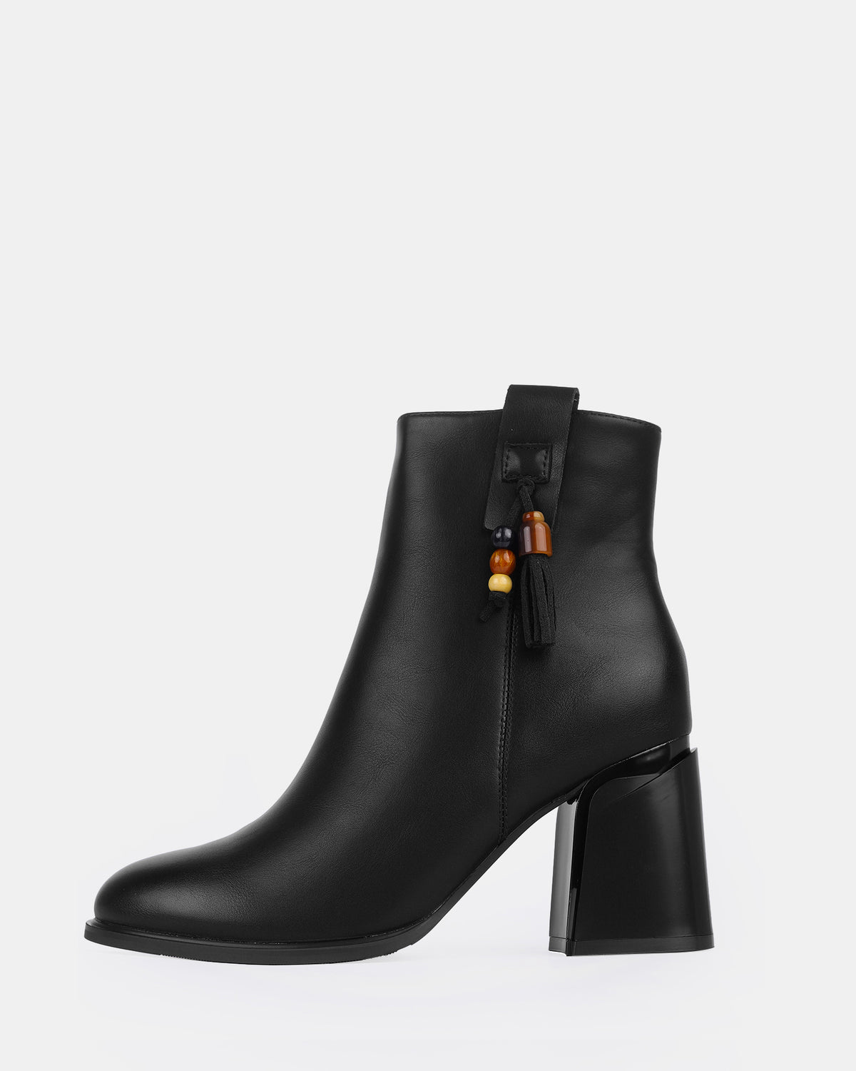 Women's Tassel Block Heel Ankle Boots