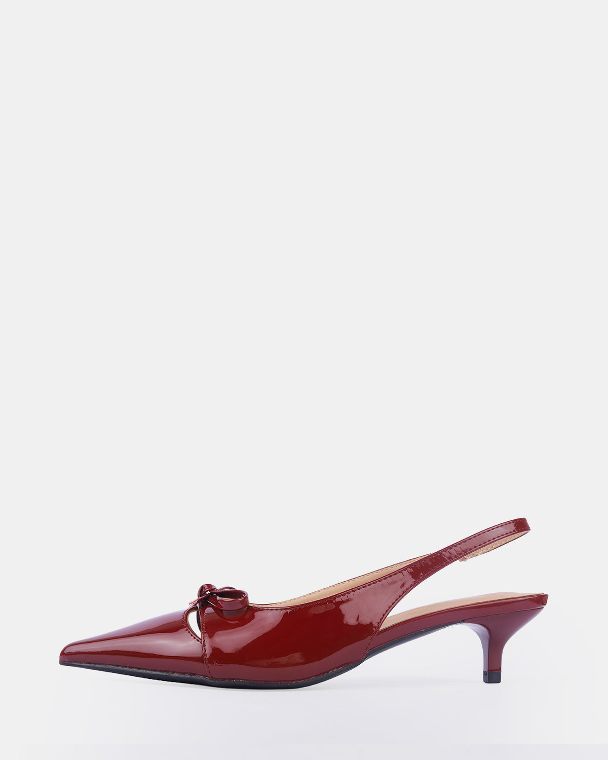 Women's Patent Bow Kitten Heels
