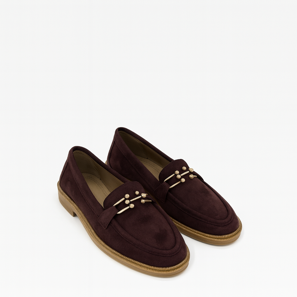 Loafers Suede Flat Women 519