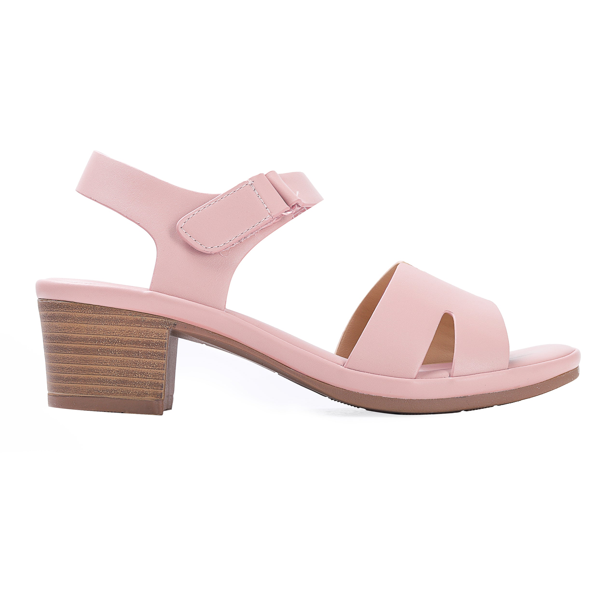 Colored Heel Sandal For Women -312