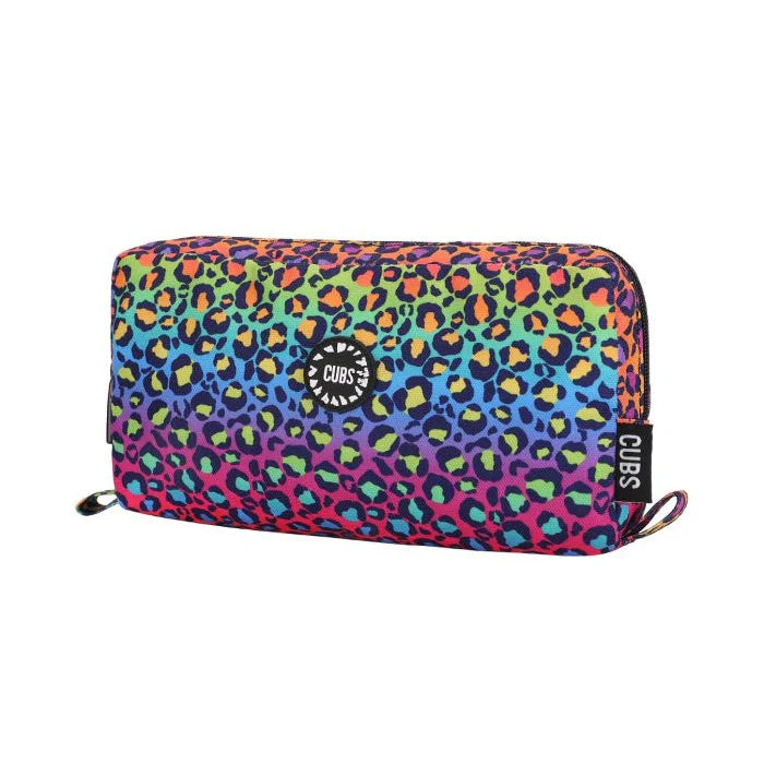 Rainbow Leopard Pencil Case
