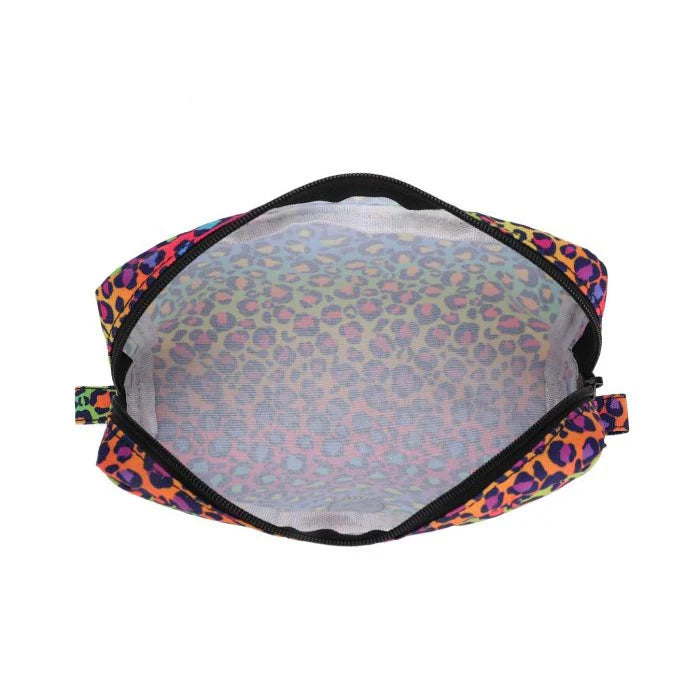 Rainbow Leopard Pencil Case