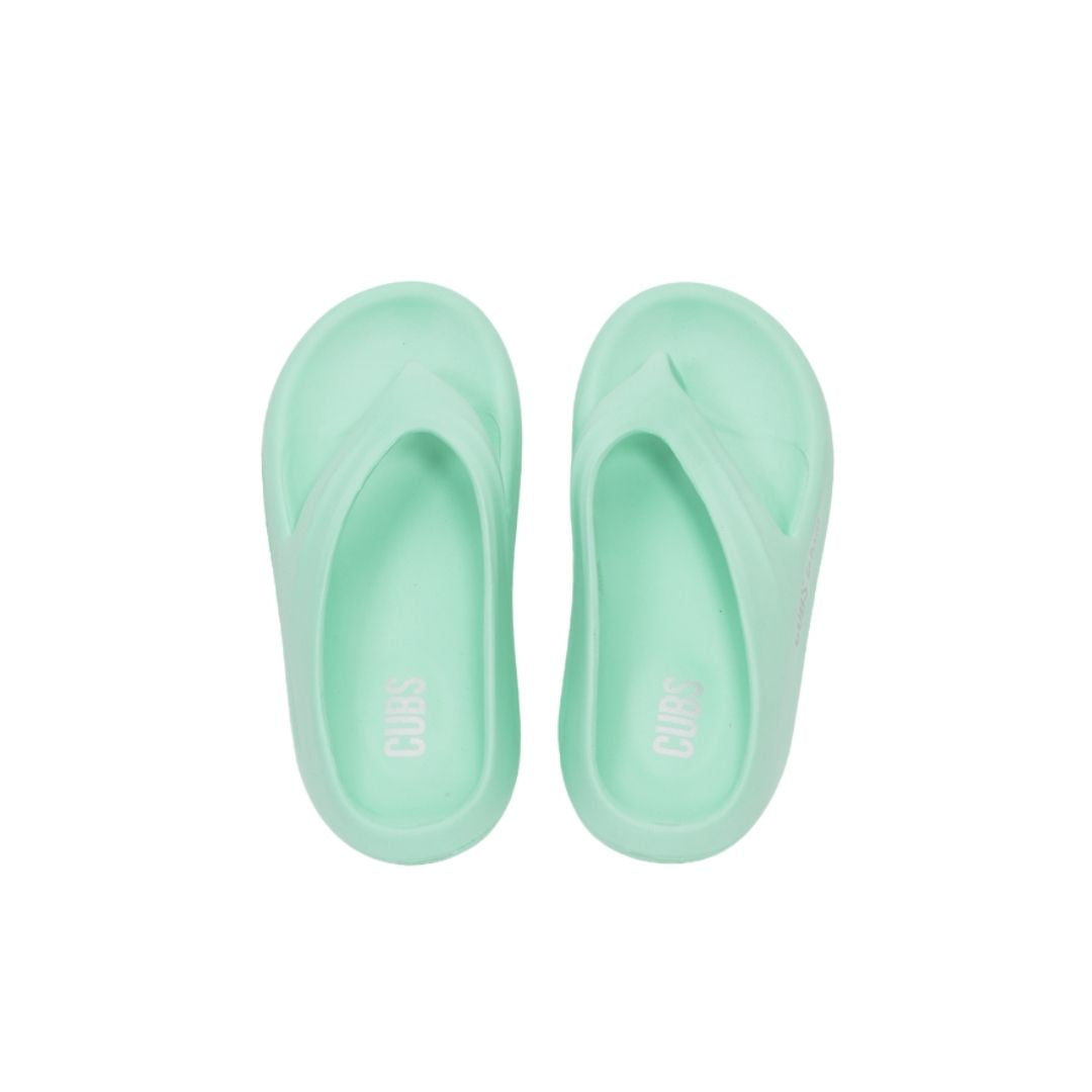 CUBS CHUNKY HIGH PLATFORM FLIP FLOP MINT GREEN