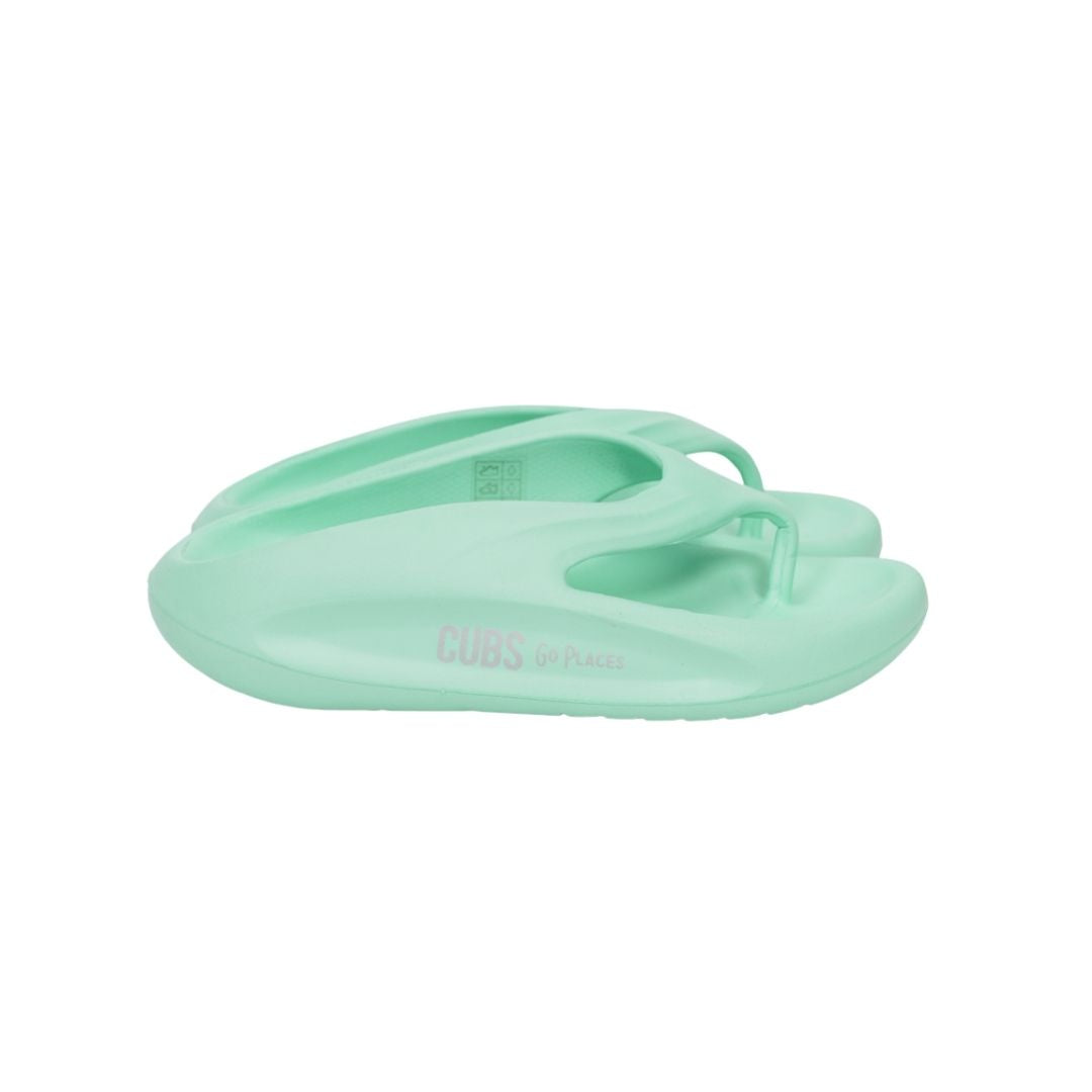 CUBS CHUNKY HIGH PLATFORM FLIP FLOP MINT GREEN