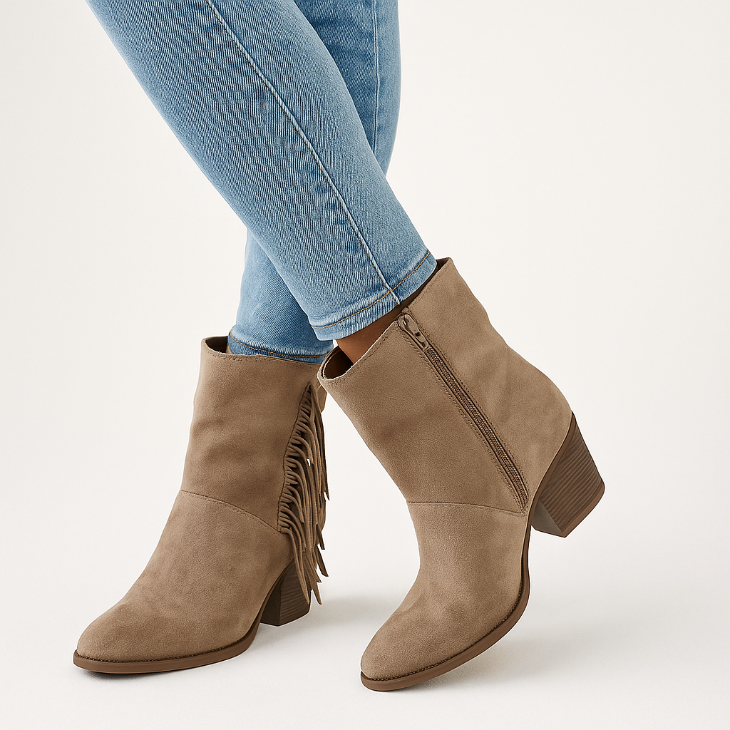 Suede Ankle Boot For Women P6