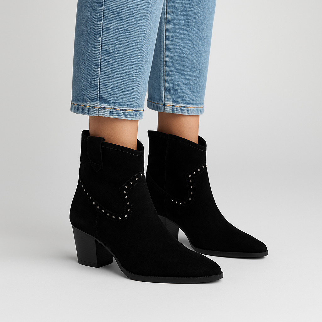 Suede Ankle Boot For Women P9