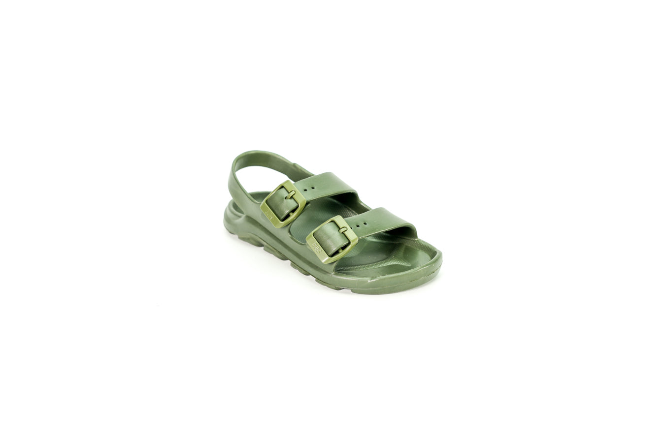 army green kids safari sandal