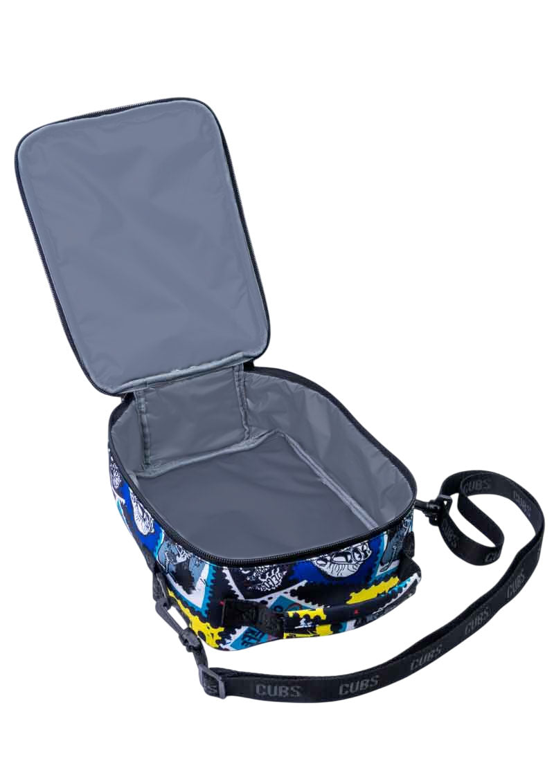 Navy T-Rex Lunch bag