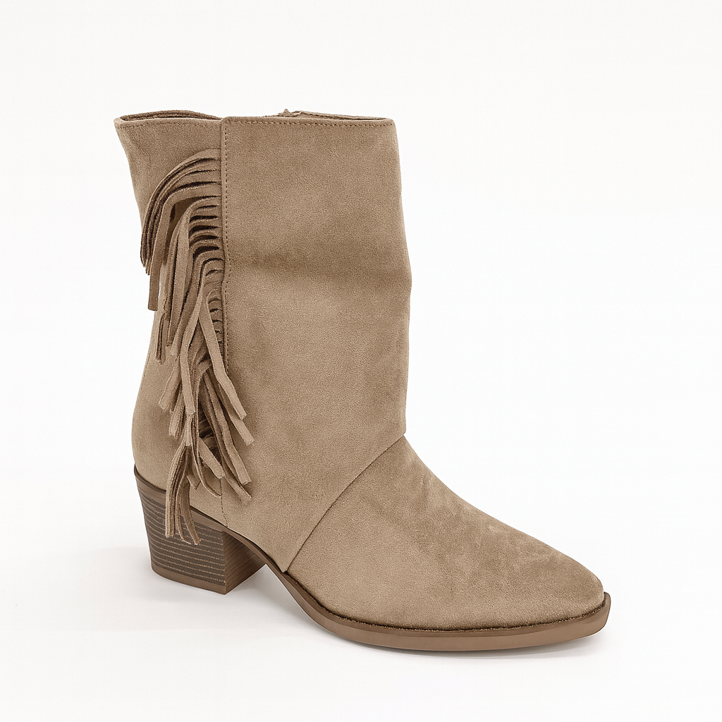 Suede Ankle Boot For Women P6
