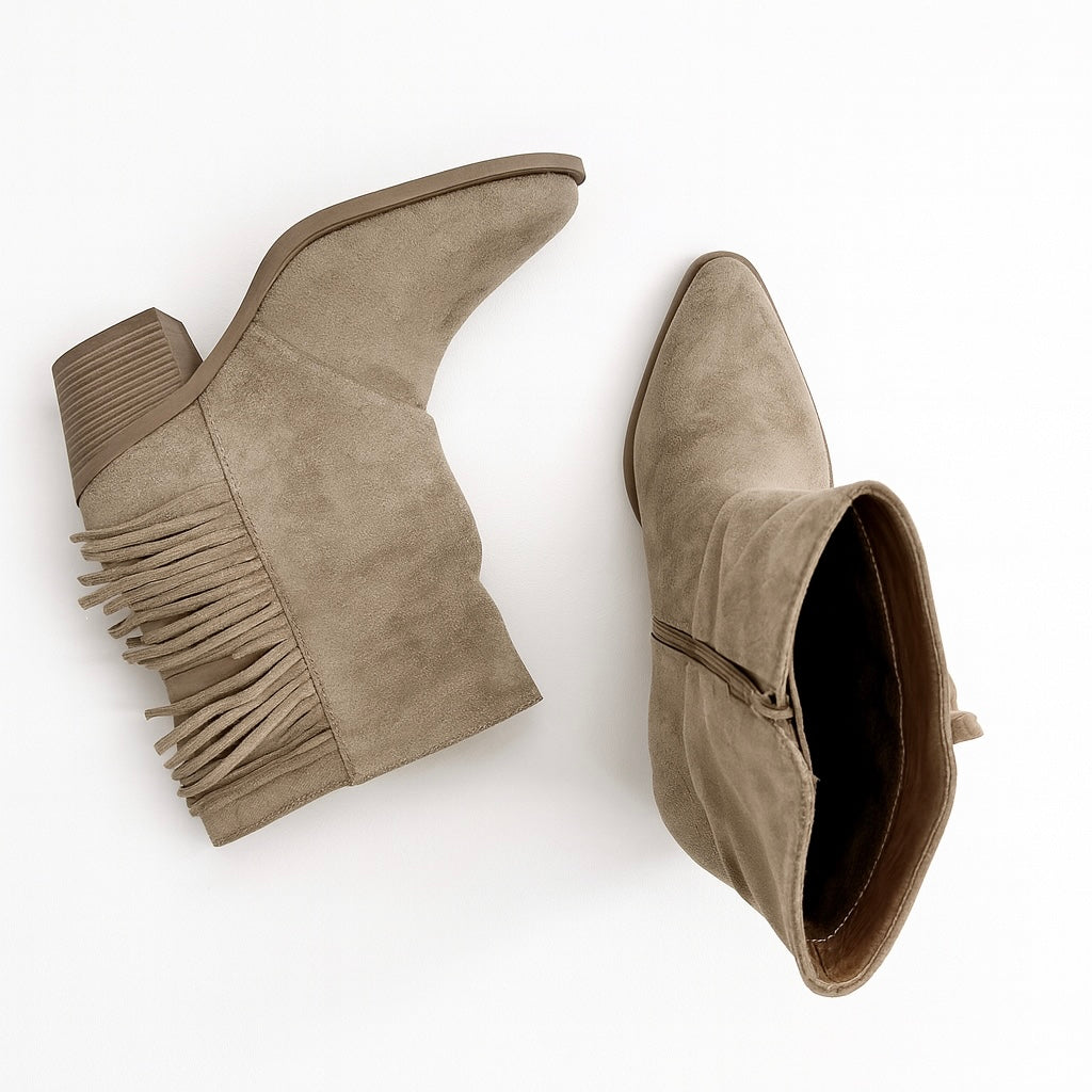 Suede Ankle Boot For Women P6