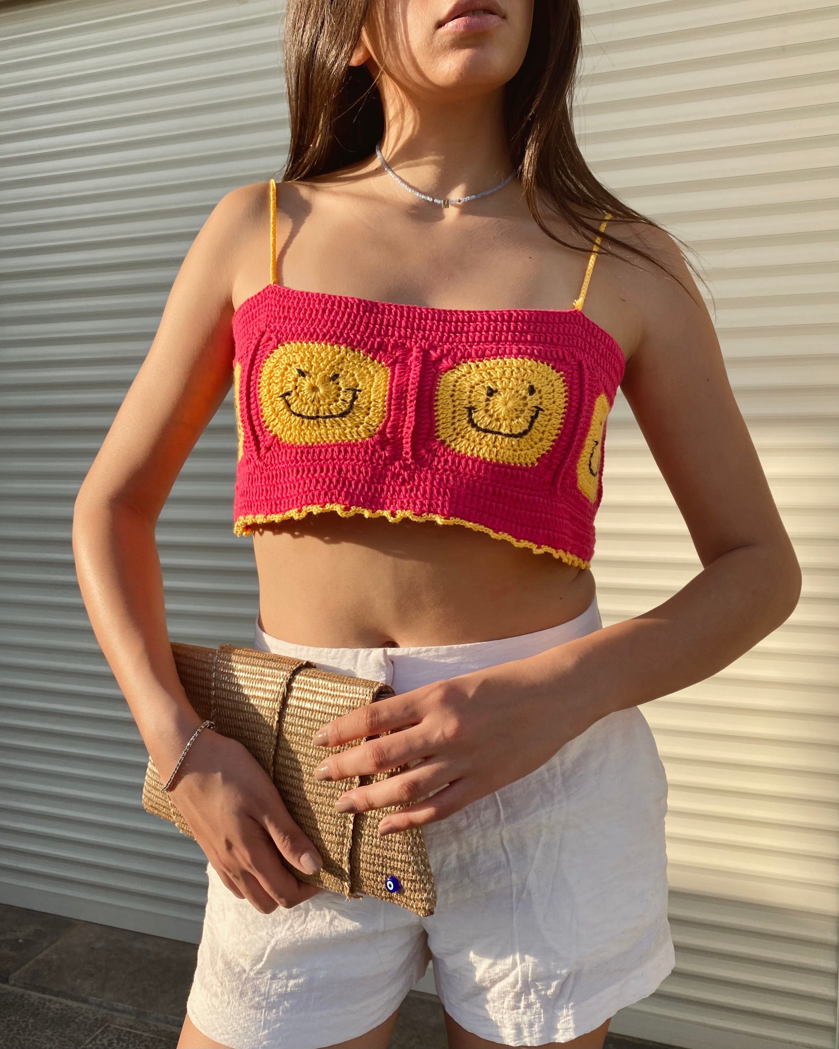 Smile Crochet Top