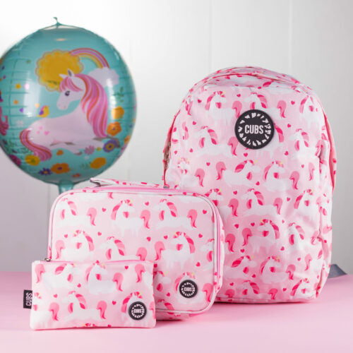 Cute Pink Unicorn Big And Basic Pencil Case