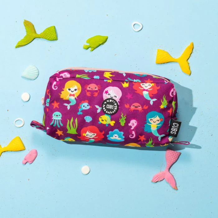 Baby Mermaid Purple Pencil Case
