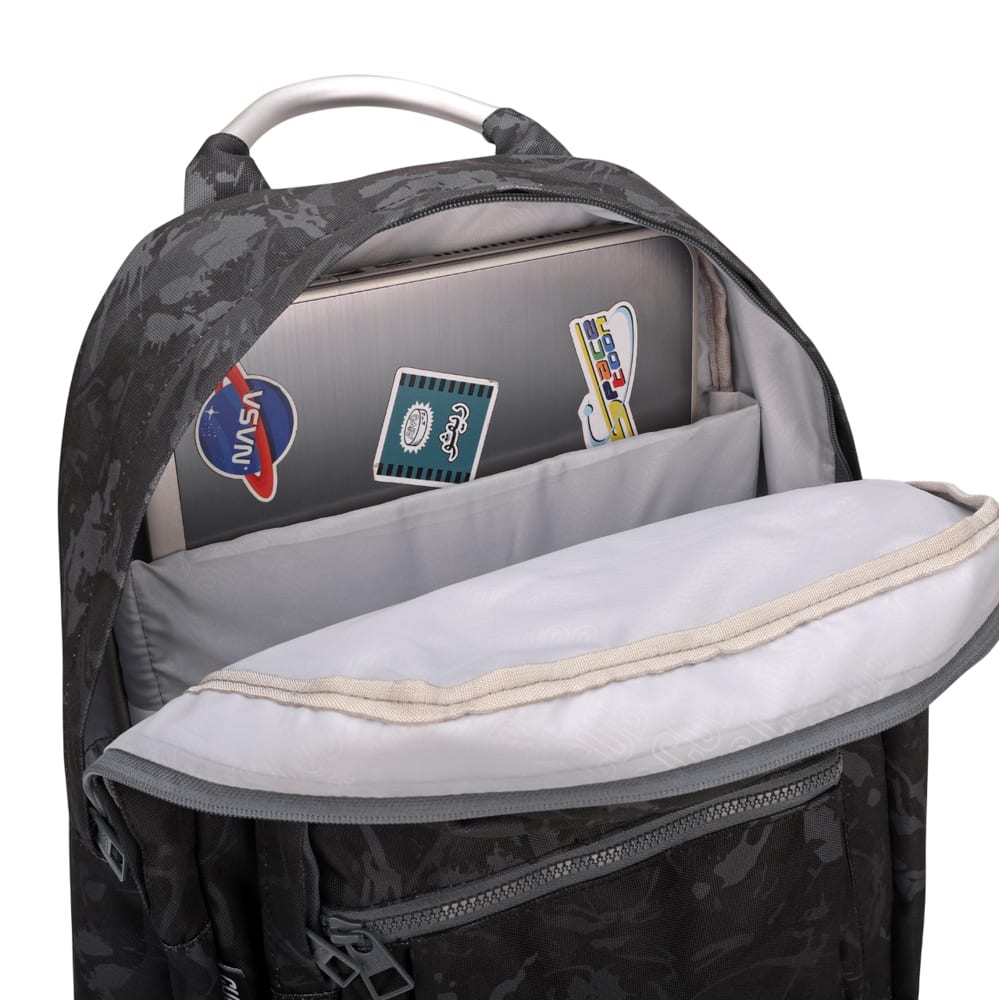 Abstract Black Senior Backpack
