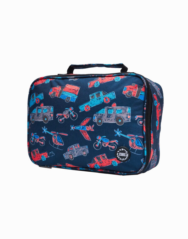 Cars And Trucks Big And Basic Lunch Bag
