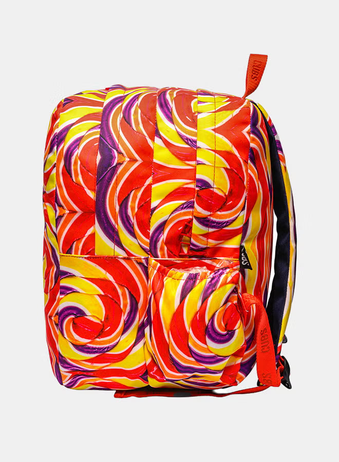Purple & Red Candy Cane backpack