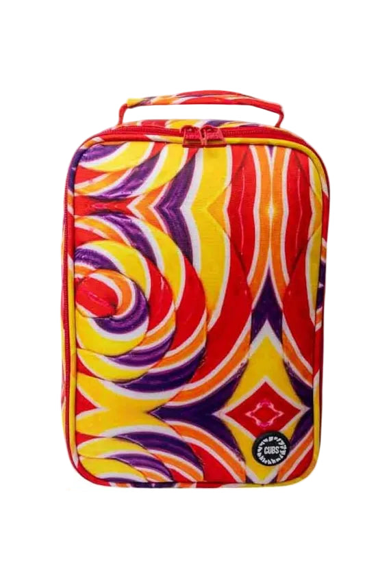 Purple & Red Candy Cane Lunch bag