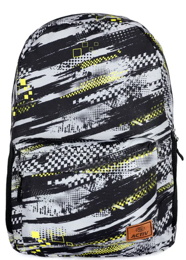 ACTIV BTS BACKPACK - Grey*black*yellow 18INCH