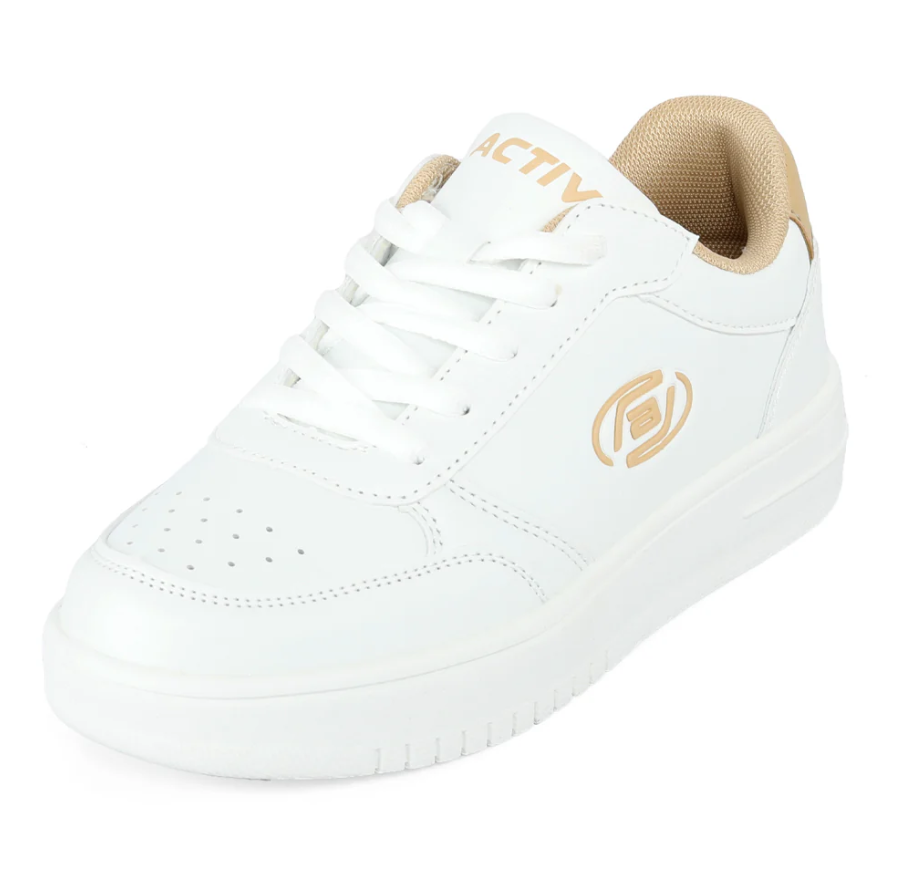 ACTIV LIFE STYEL SHOES - WHITE*BEIGE