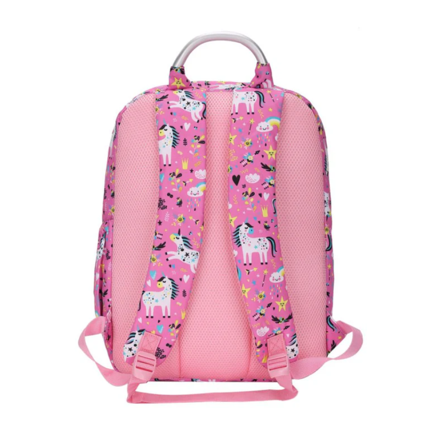 Senior Student Cute Pink Unicorn Backpack