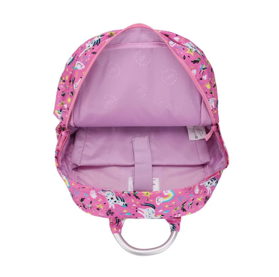 Senior Student Cute Pink Unicorn Backpack