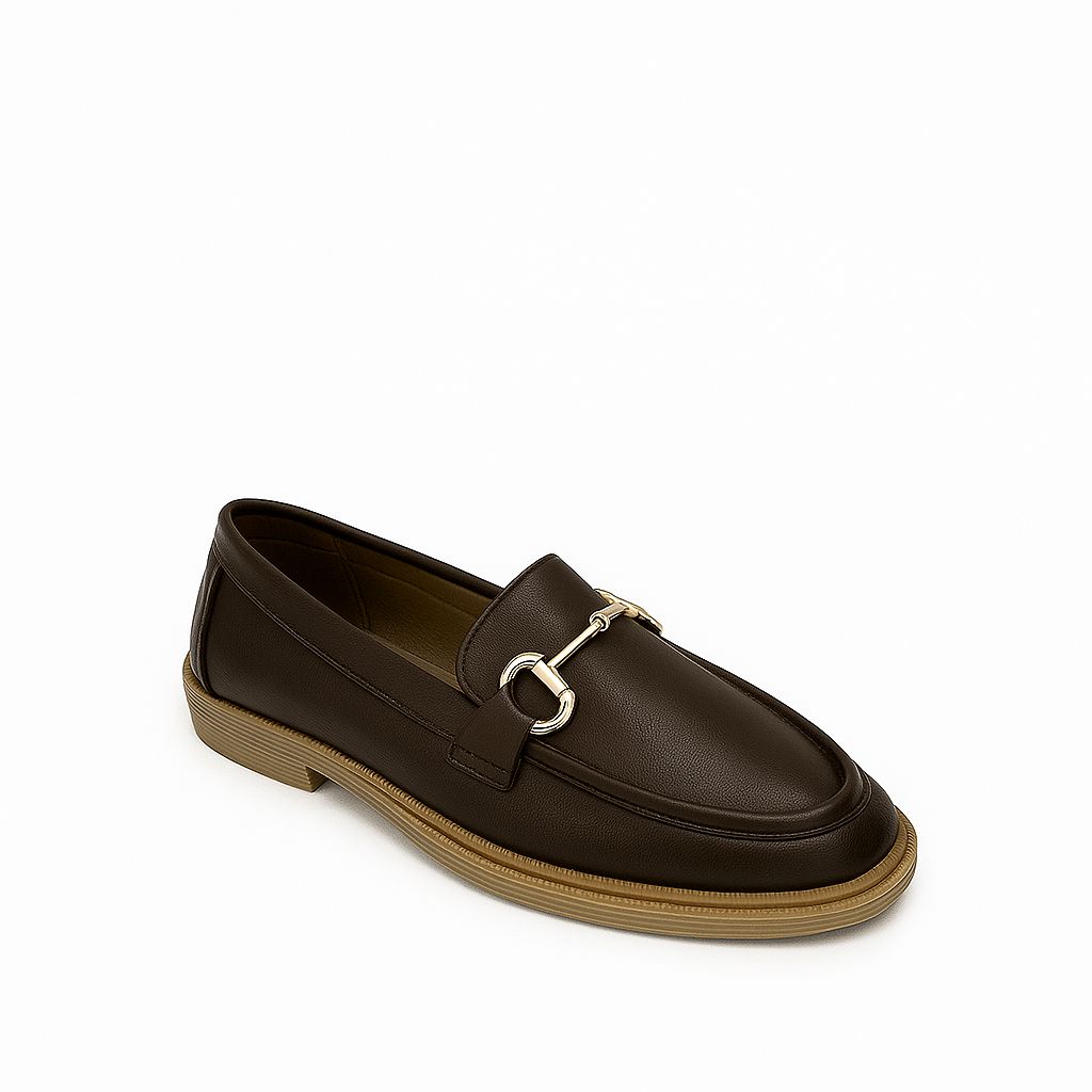 Loafers Flat Women 518 Brown