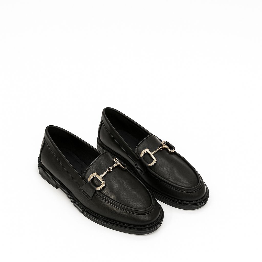 Loafers Flat Women 518 Black