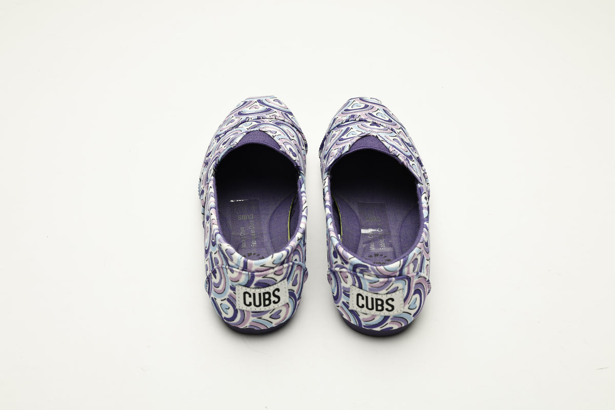 Cubs kids' ballerina flats in purple