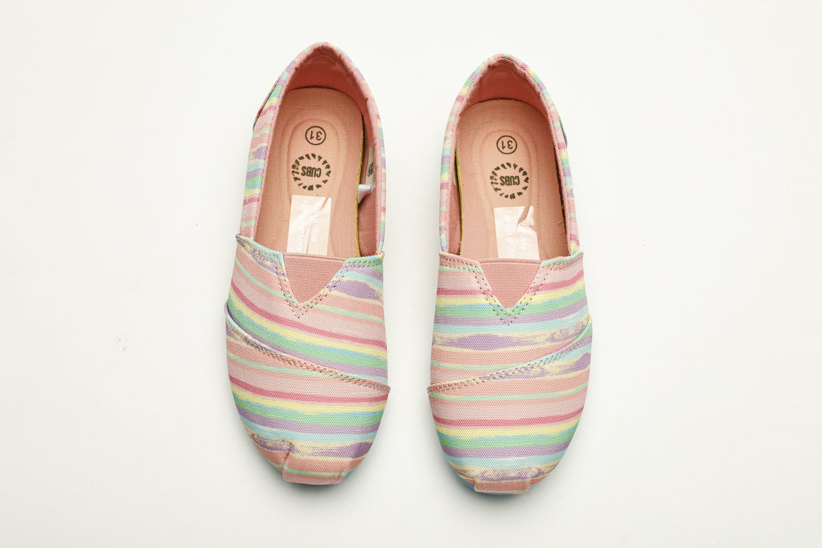 Cubs kids' ballerina flats in rose