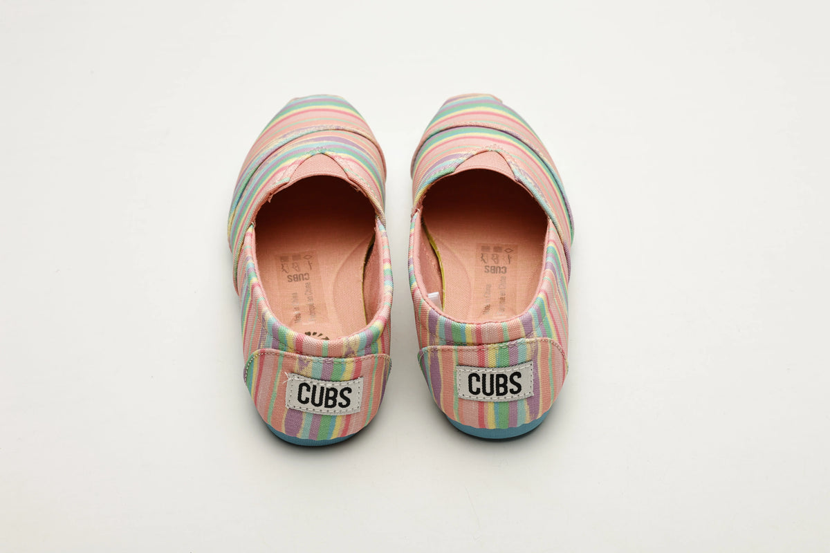 Cubs kids' ballerina flats in rose