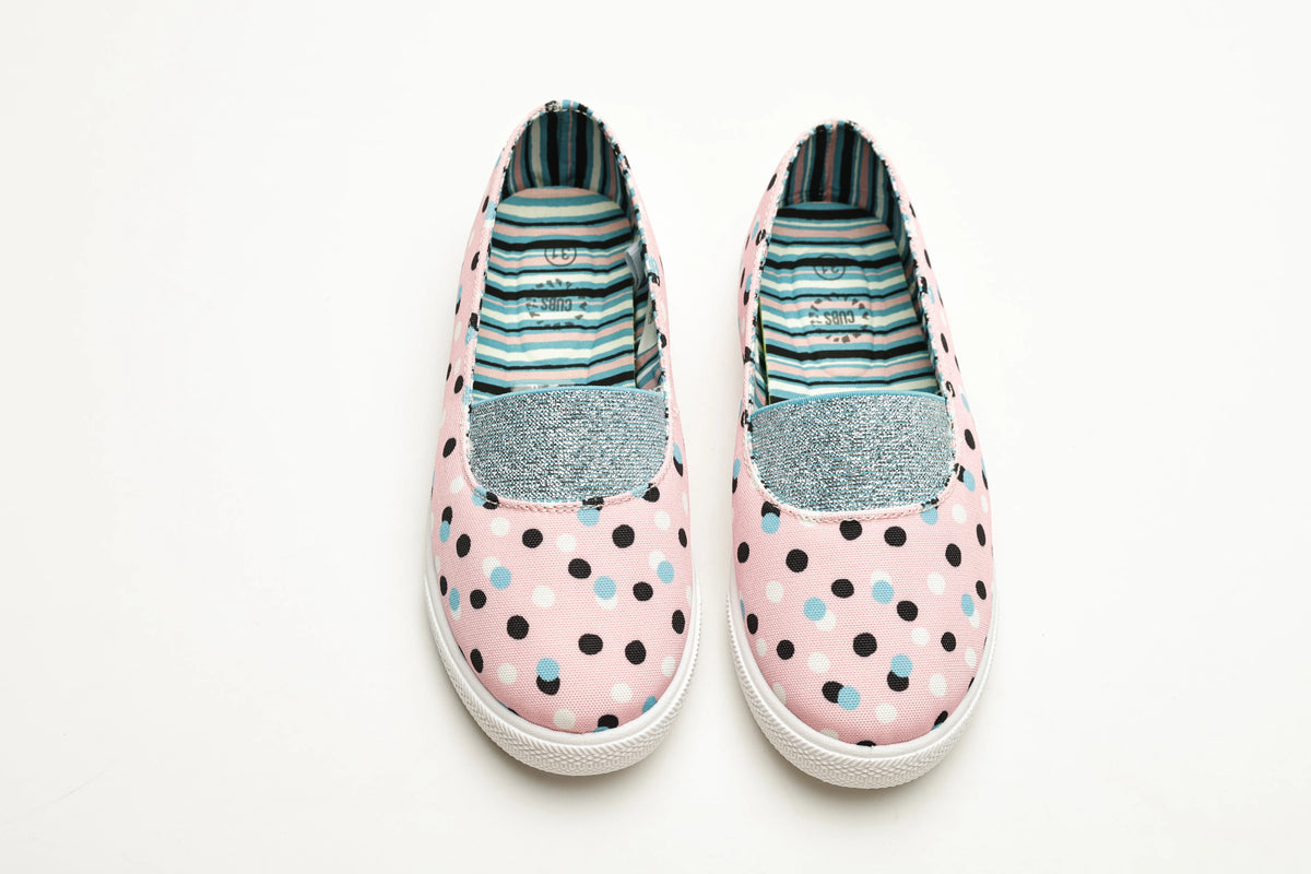Cubs kids' ballerina flats in rose