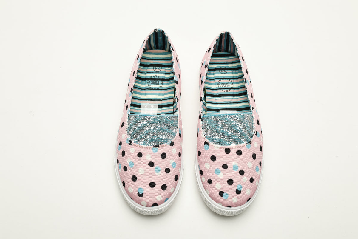 Cubs kids' ballerina flats in rose