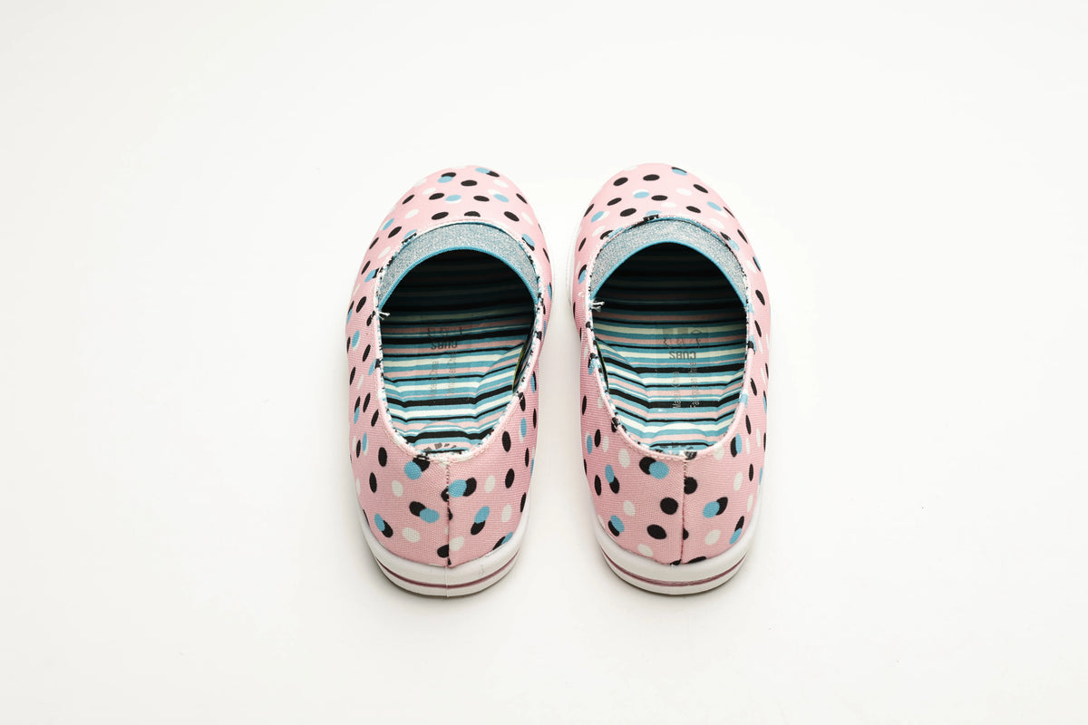 Cubs kids' ballerina flats in rose