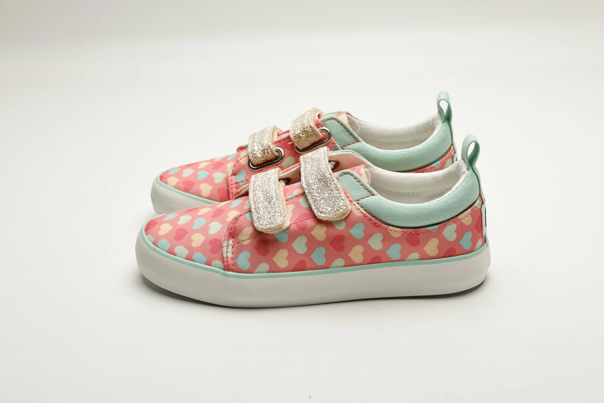 Cubs kids' ballerina flats in rose
