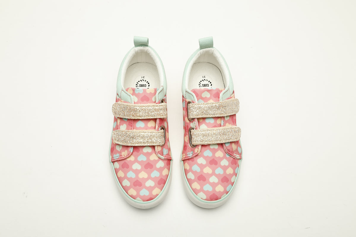 Cubs kids' ballerina flats in rose
