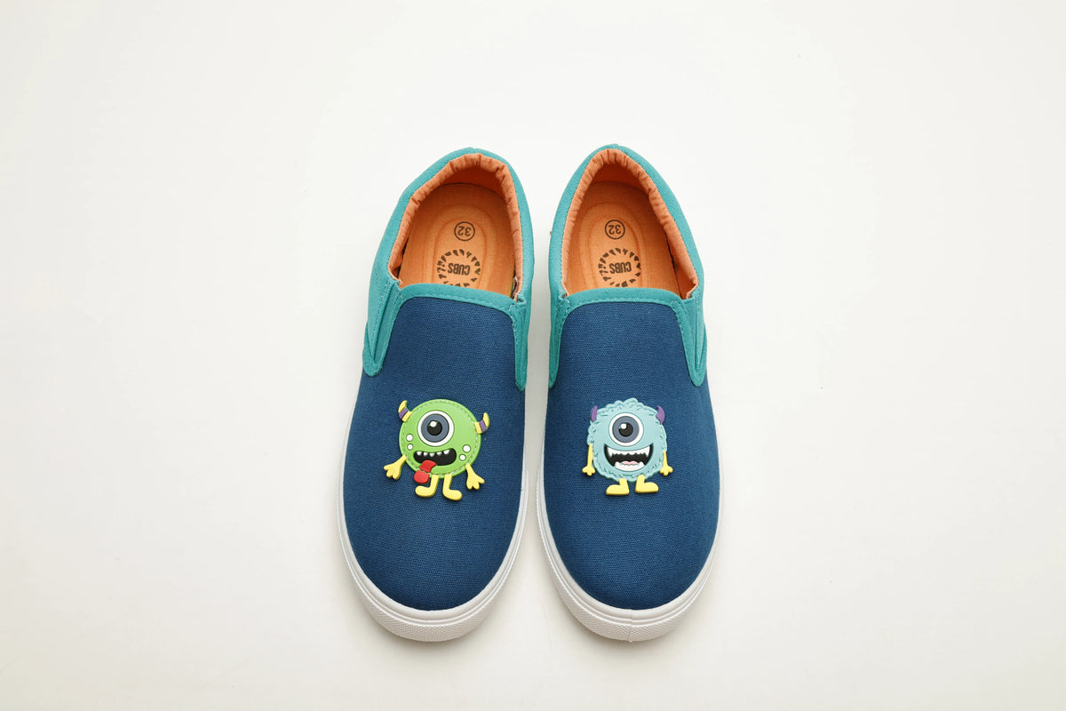 Cubs kids' ballerina flats in turquoise