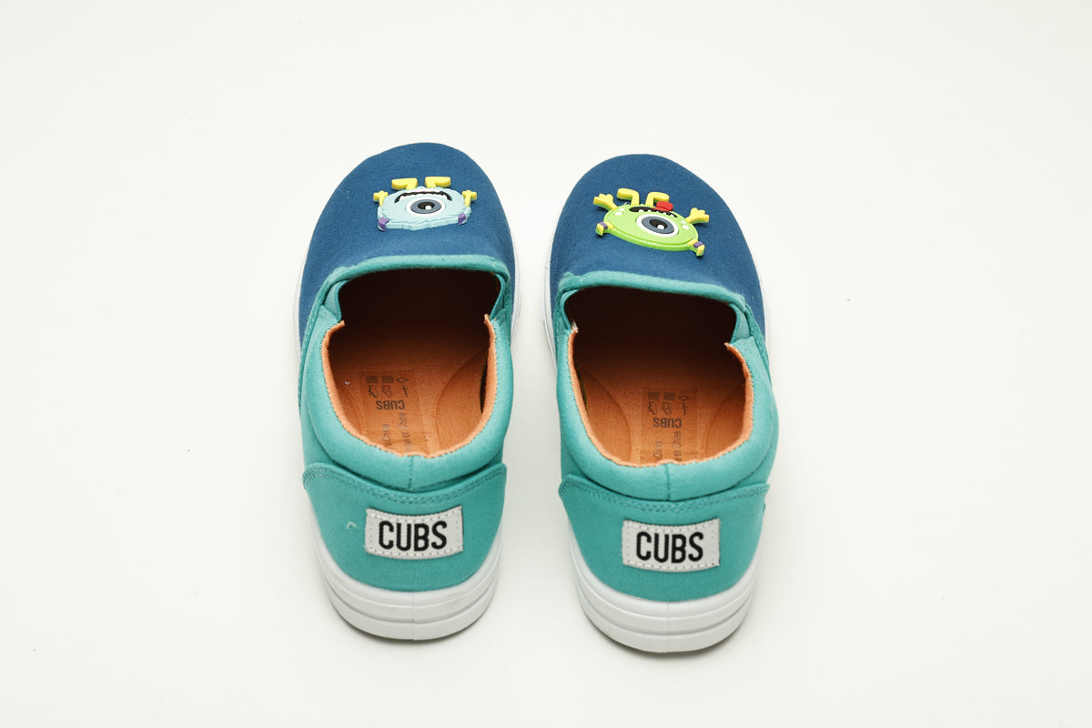 Cubs kids' ballerina flats in turquoise