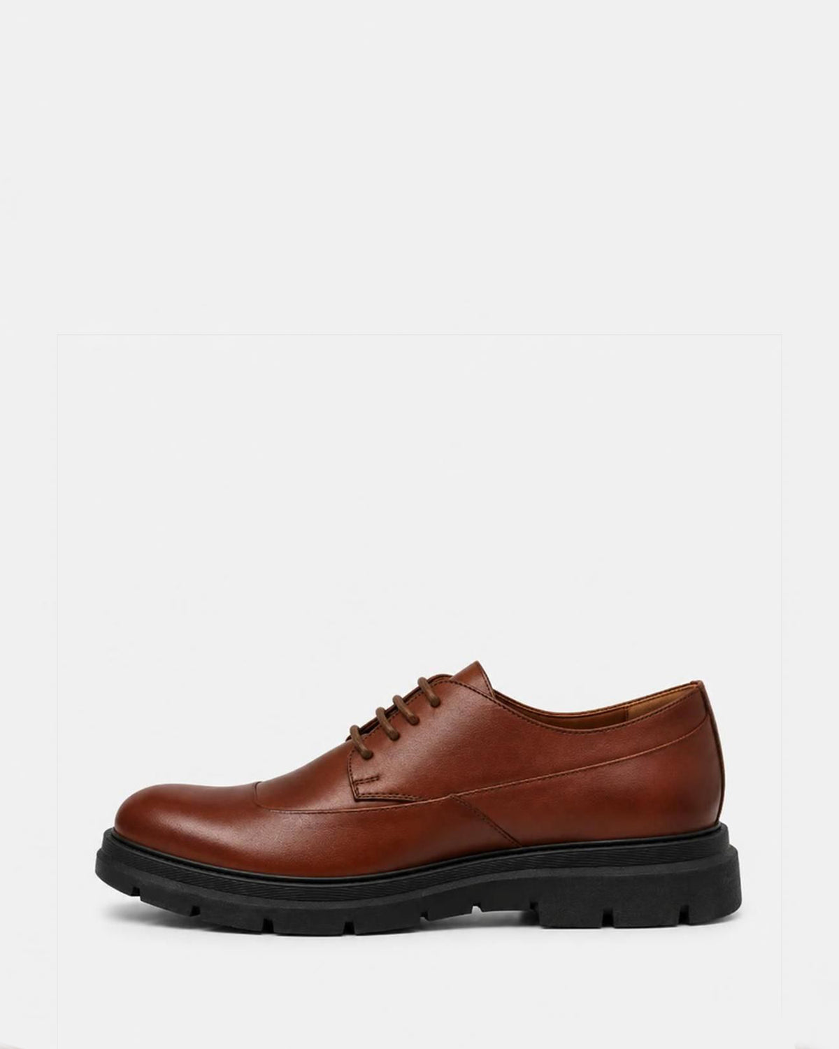 Lotfy Men's Leather Derby Shoe 97051-103001 Hazelnut